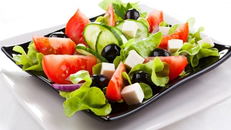 Маленькая фотография блюда по рецепту «Лёгкий греческий салат»