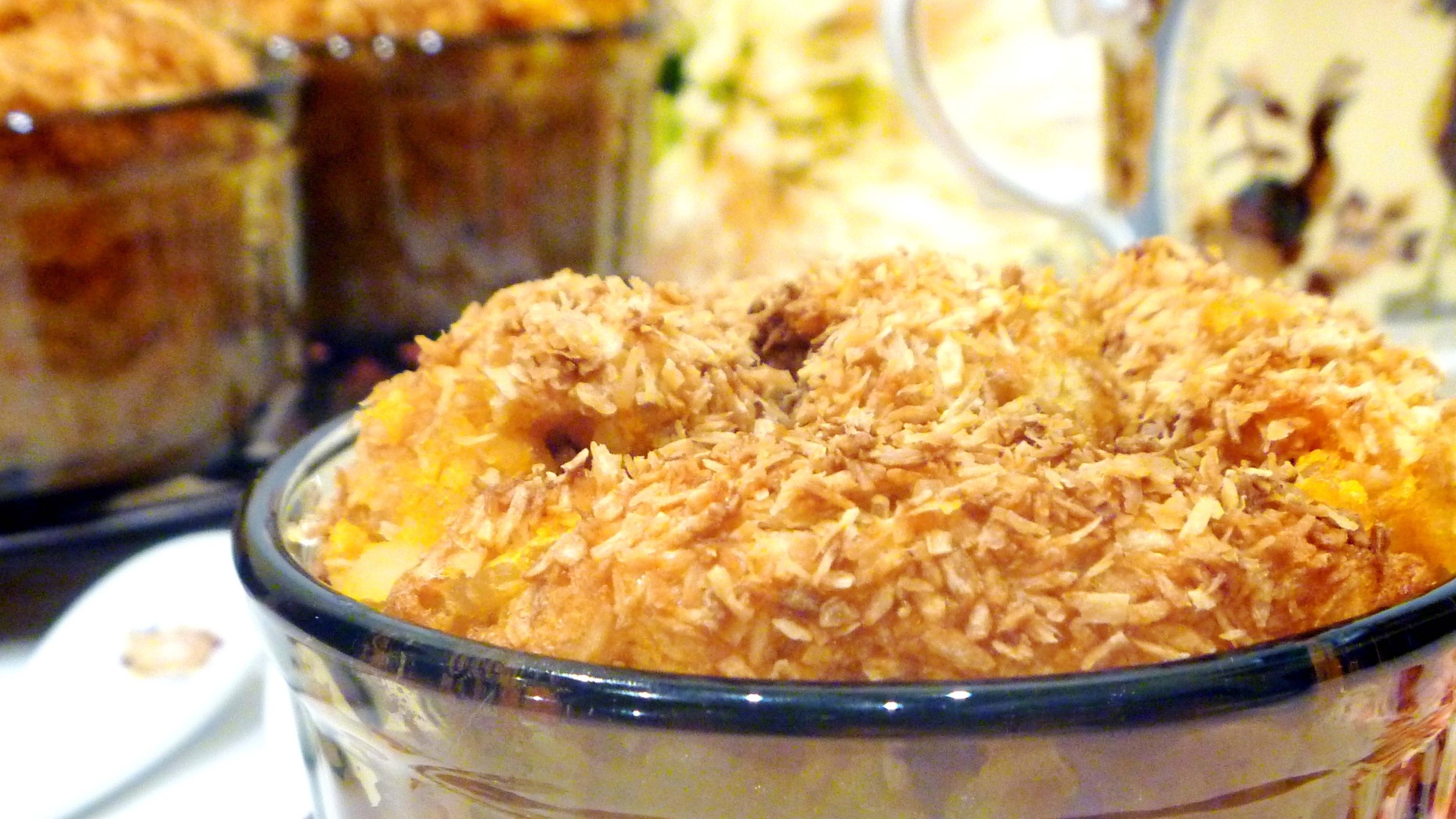 Шоколадно-тыквенное суфле с пряностями и ганашем